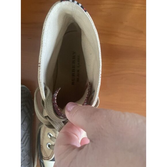 Burberry Black Label High-top Sneakers US 11, EU 44 Unisex Designer Shoes - Picture 5 of 7